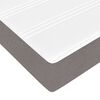 vidaXL Cadre de lit ottoman avec matelas taupe 80x200 cm tissu