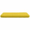vidaXL Coussins de siège 4 pcs Jaune clair 40 x 40 x 3 cm tissu