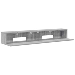 vidaXL Bureau de studio Sonoma gris 152 x 36 x 19,5 cm