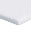 vidaXL Surmatelas Blanc 140 x 190 cm Tissu Jacquard