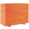 vidaXL Jardini&egrave;re cire marron 90x40x72,5 cm bois de pin massif