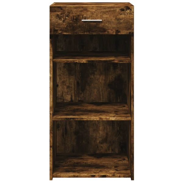 vidaXL Buffet ch&ecirc;ne fum&eacute; 45x42,5x93 cm bois d'ing&eacute;nierie