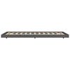 vidaXL Cadre de lit sans matelas gris 90x200 cm bois de pin massif