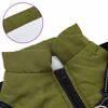vidaXL Manteau pour chien Vert arm&eacute;e L28 Fleece et Polyester
