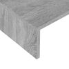 vidaXL Support de moniteur Sonoma gris 110x23,5x9 cm Bois d'ing&eacute;nierie