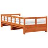 vidaXL Lit de jour et lit gigogne et matelas 90x200 cm bois pin massif