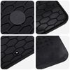 vidaXL Tapis de voiture 2 pcs Noir TPE