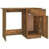 vidaXL Bureau Ch&ecirc;ne fum&eacute; 100x50x76 cm Bois d'ing&eacute;nierie