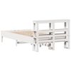 vidaXL Cadre de lit sans matelas blanc 120x190 cm bois de pin massif
