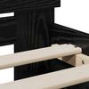 vidaXL Cadre de lit Chêne noir 90 x 200 cm Bois d'ingénierie
