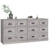 vidaXL Buffets 2 pcs sonoma gris bois d'ingénierie