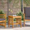 vidaXL Table d'appoint Huile Naturelle Bois d'Acacia Massif