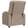 vidaXL Fauteuil de massage Cappuccino Similicuir