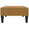 vidaXL Repose-pied Marron 78x56x32 cm Velours