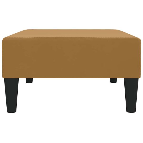 vidaXL Repose-pied Marron 78x56x32 cm Velours