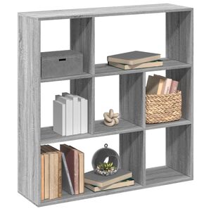 vidaXL &Eacute;tag&egrave;re s&eacute;paratrice de pi&egrave;ce sonoma gris 102x29x103,5 cm