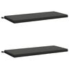 vidaXL Coussins de Banc SOEST 2 pc 100 % polyester Anthracite