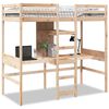 vidaXL Cadre de lit superpos&eacute; sans matelas 75x190cm bois de pin massif