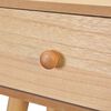 vidaXL Table de chevet 2 pcs Bois de pin massif 40 x 30 x 61 cm Marron