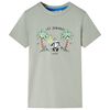 vidaXL T-shirt pour enfants kaki clair 140