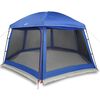 vidaXL Tente de piscine moustiquaire amovible parois maille bleu azur