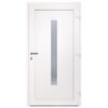 vidaXL Porte d'entr&eacute;e Blanc 108x208 cm PVC