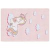 vidaXL Tapis enfants rose 160x230 cm licorne lavable