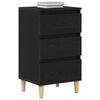 vidaXL Cabinet de chevet Chêne noir 40 x 35 x 70 cm Bois d'ingénierie