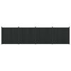 vidaXL Panneau de cl&ocirc;ture 4 pc 705 x 186,5 cm WPC et Aluminium Noir