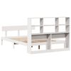 vidaXL Lit biblioth&egrave;que sans matelas blanc 140x200 cm bois pin massif