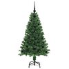 vidaXL Sapin de No&euml;l artificiel Vert 120 cm PVC, Acier et Plastique