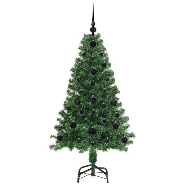 vidaXL Sapin de No&euml;l artificiel Vert 120 cm PVC, Acier et Plastique