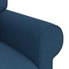 vidaXL Canap&eacute; 2 pcs Bleu 155 x 82 x 80 cm tissu
