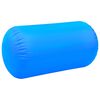 vidaXL Rouleau gonflable de gymnastique avec pompe 120x75 cm PVC Bleu