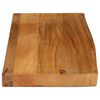 vidaXL Dessus de table &agrave; bord vivant 80x40x2,5 cm bois massif manguier