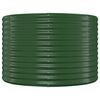 vidaXL Lit surélevé de jardin Acier galvanisé 100x100x68cm Vert