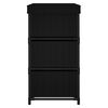 vidaXL Armoire de rangement avec 6 tiroirs 55x29x55 cm Noir Acier