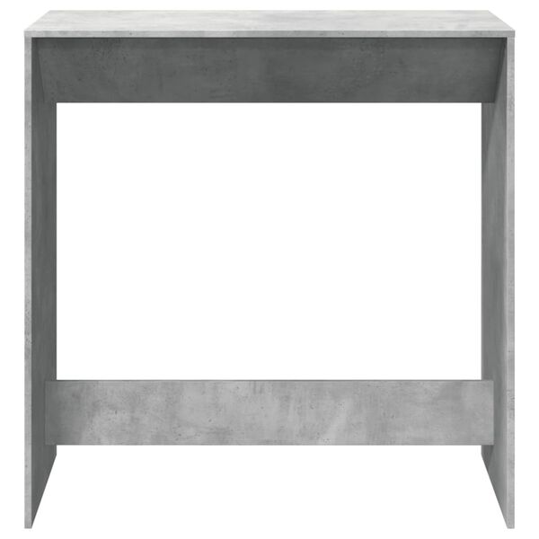 vidaXL Table de bar gris b&eacute;ton 102x50x103,5 cm bois d'ing&eacute;nierie