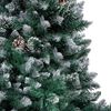 vidaXL Sapin de Noël artificiel Vert 150 cm PVC, Acier et Plastique