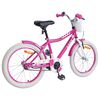 vidaXL V&eacute;lo pour Enfants 18 Pouces pour les 5-7 ans Rose