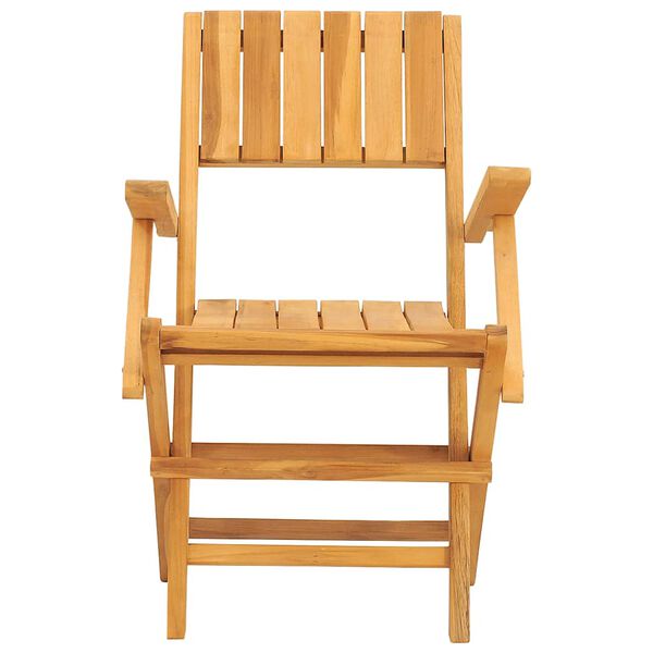 vidaXL Chaises de jardin pliantes lot de 8 55x62x90cm bois massif teck