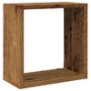 vidaXL &Eacute;tag&egrave;res cube murales 6 pcs vieux bois 30x15x30 cm