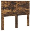vidaXL T&ecirc;te de lit Ch&ecirc;ne fum&eacute; 135 cm Bois d'ing&eacute;nierie