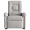 vidaXL Fauteuil inclinable électrique gris nuage tissu