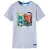 vidaXL T-shirt enfants gris 116