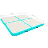 vidaXL Tapis gonflable de gymnastique avec pompe 200x200x20cm PVC Vert
