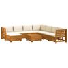 vidaXL 9 pc Ensemble de canap&eacute;s d'ext&eacute;rieur Bois d'Acacia Massif