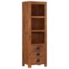 vidaXL Buffet avec 3 tiroirs 40x30x130 cm Bois massif de manguier