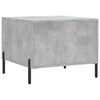 vidaXL Table basse gris b&eacute;ton 50x50x40 cm bois d'ing&eacute;nierie