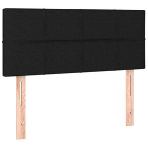 vidaXL T&ecirc;te de lit Noir 80x5x78/88 cm Tissu